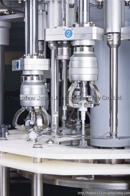 Kosmetik staubsaugen mit einer Kappe bedeckenden Maschinen-Schrauben-Mützenmacher Machine