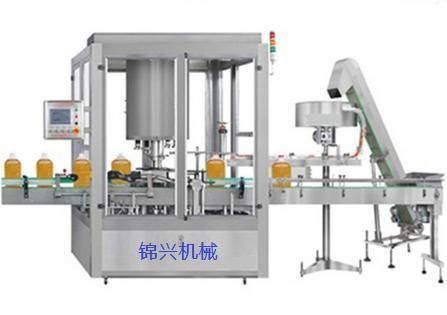 Automatische mit einer Kappe bedeckende Maschinen-reinigende Flaschen-mit einer Kappe bedeckende Maschine Multihead